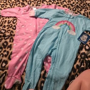 2 packs baby girl pajamas
